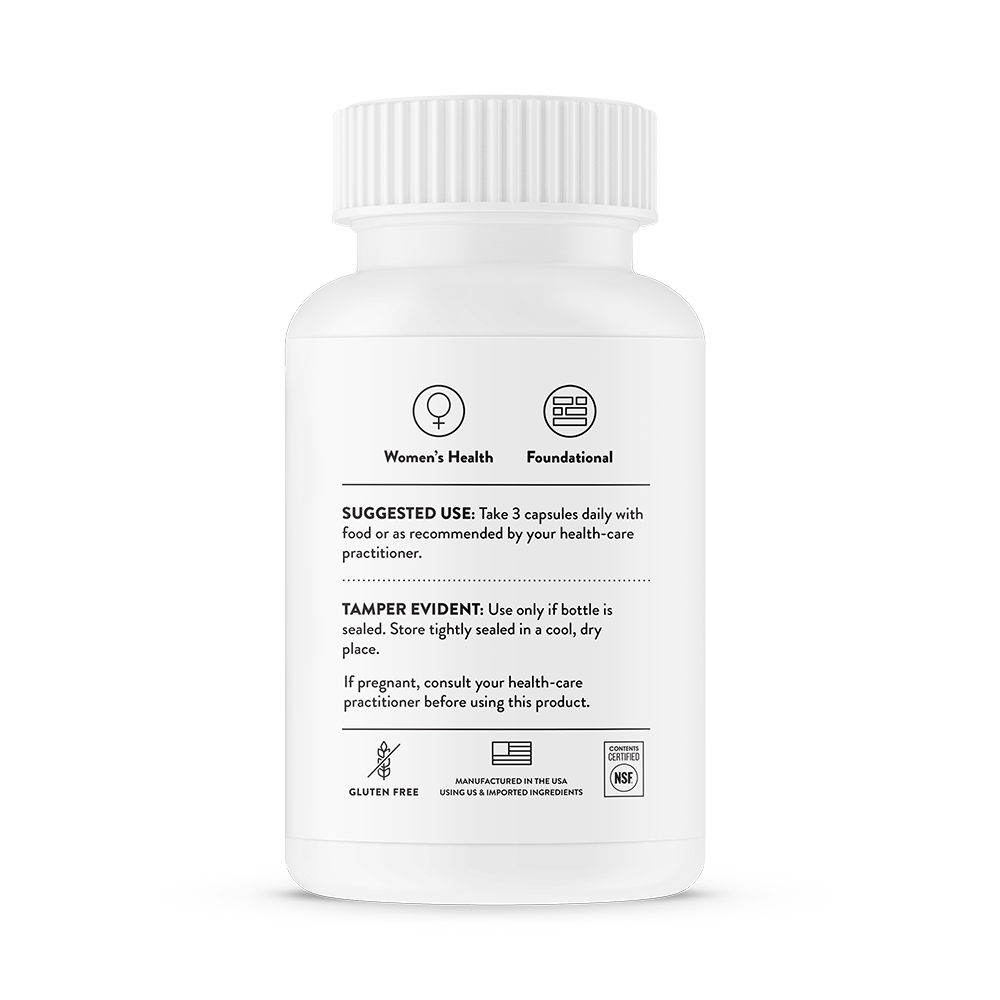 Thorne Basic Prenatal Multivitamin for Pregnancy & Nursing – 90 Capsules
