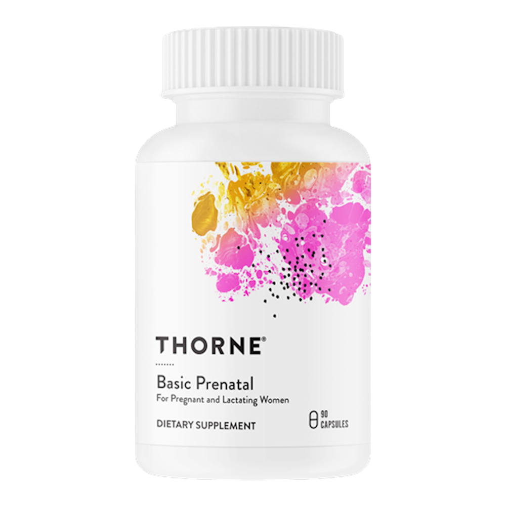 Thorne Basic Prenatal Multivitamin for Pregnancy & Nursing – 90 Capsules