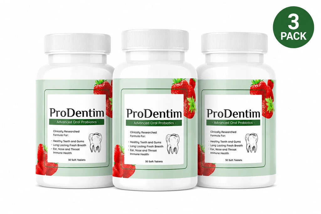 ProDentim Advanced Oral Probiotics – 30 Soft Tablets Each | 3-Pack