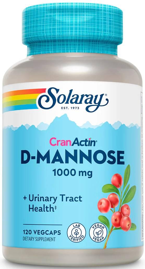 Solaray D-Mannose – 60 Capsules | Dietary Supplement