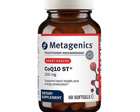 Metagenics CoQ10 ST® 200 mg – 60 Softgels | Heart & Cellular Energy Support