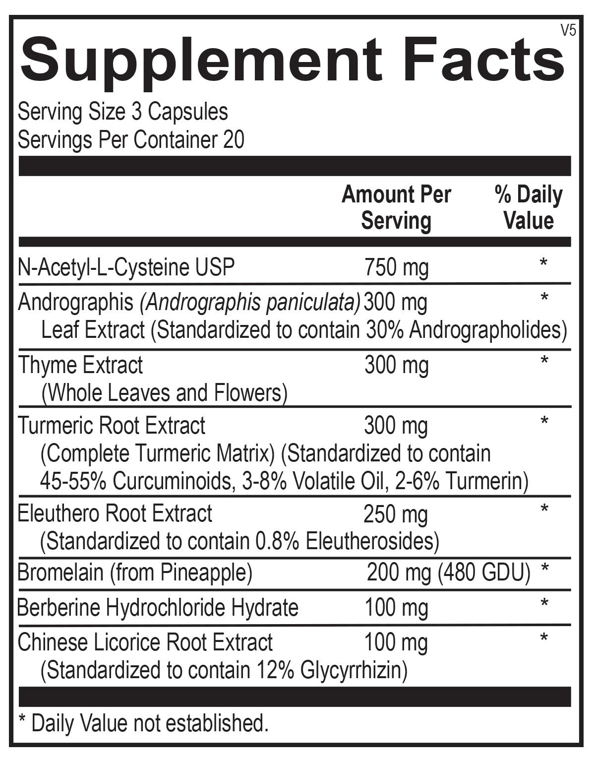 Ortho Molecular Products Sinatrol® – 60 Capsules