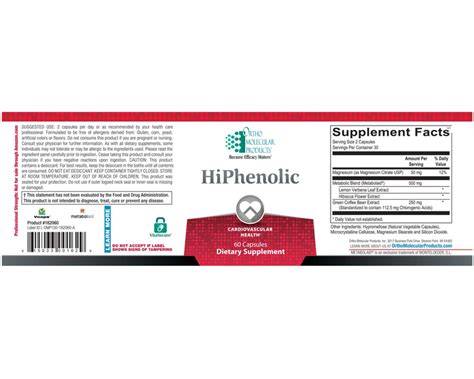 Ortho Molecular Products HiPhenolic – 60 Capsules | Dietary Supplement