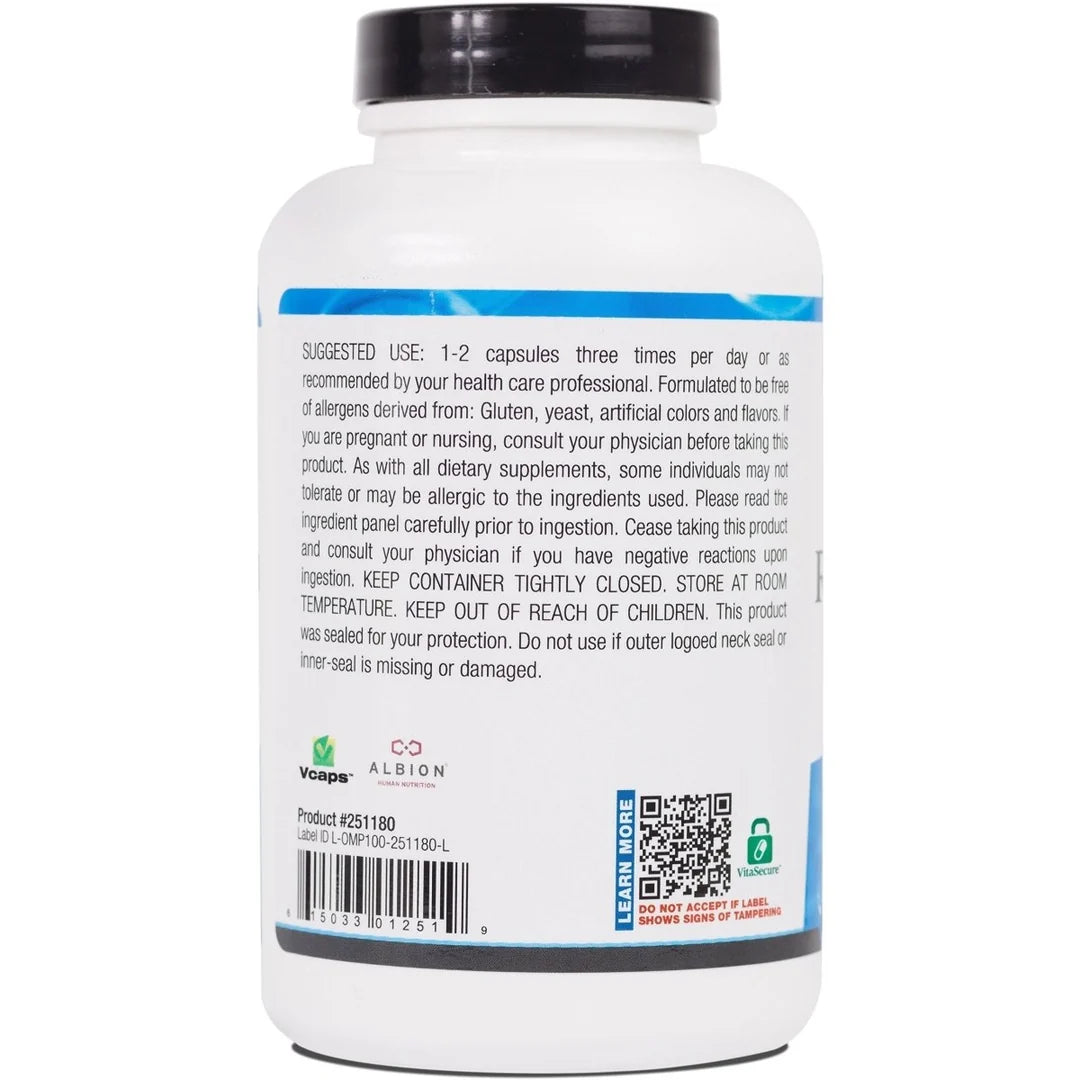 Ortho Molecular Products Reacted Calcium 180 Capsules