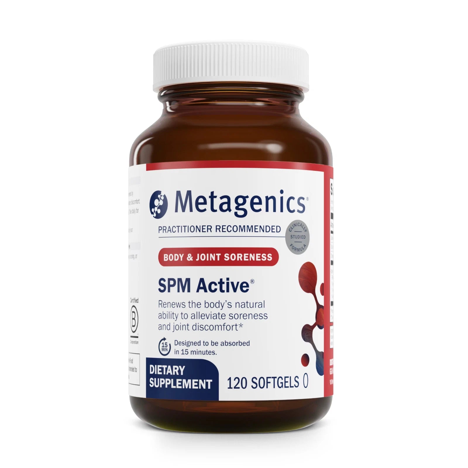Metagenics SPM Active® – 120 Softgels | Omega-3 Dietary Supplement