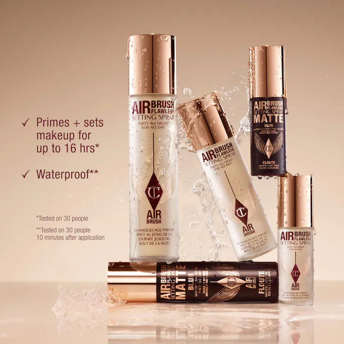 3pk Charlotte Tilbury Airbrush Flawless Setting Spray – Original 100ml / 3.3 fl oz 3pk